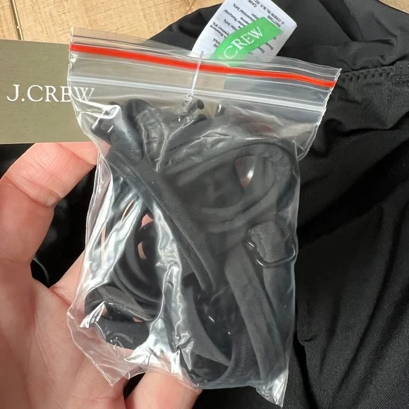 J. Crew Black Ruffled One Piece Swimsuit - Picture 6 of 6